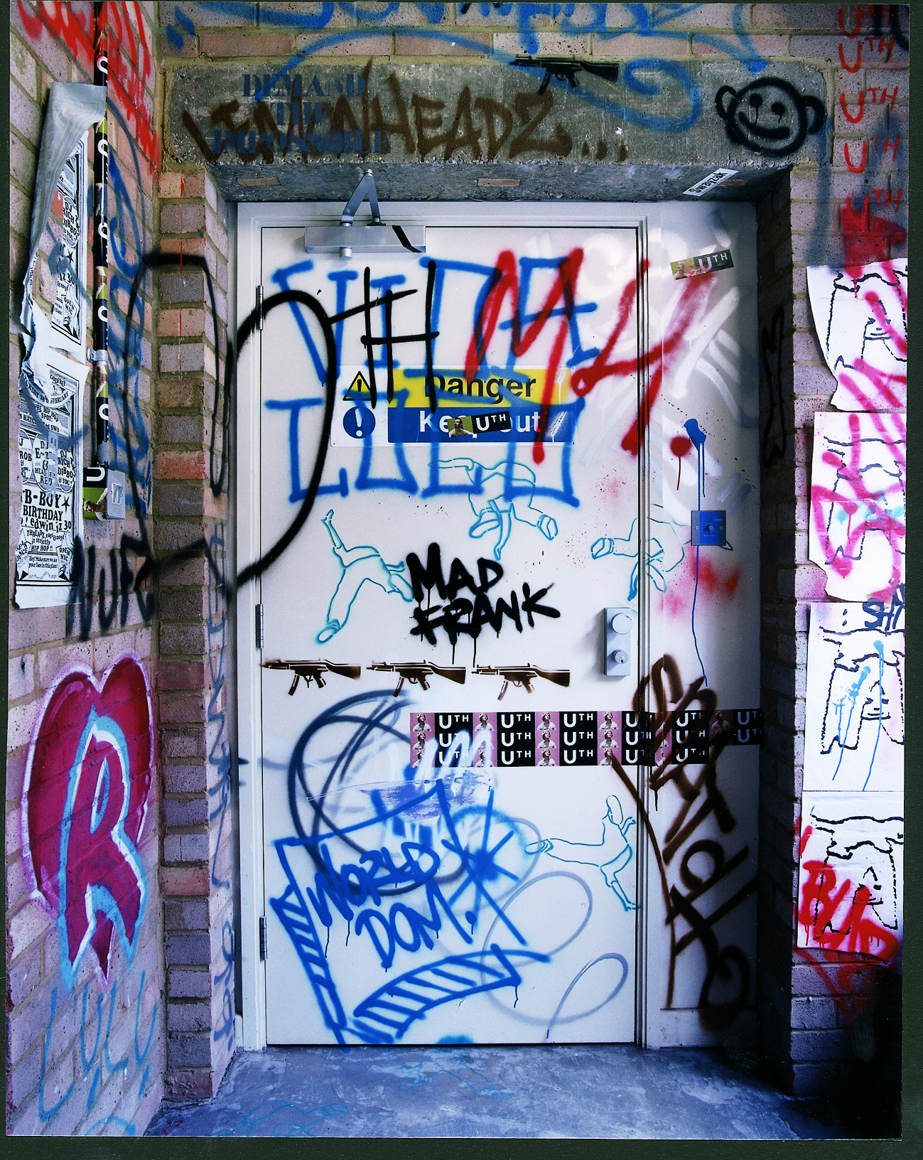 Uth Stores Head Office grafitti